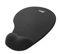 Tapis de souris ergonomique avec repose-poignet anti-fatigue LinQ Noir