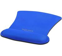 Tapis de souris ergonomique avec repose-poignet bleu
