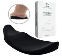Tapis de Souris Ergonomique avec Repose Poignet - Coulissant Anti-Tendinite - Support Poignet Bureau Gaming - Mousse Confort Premium - Portable 10cm - Zinello Design