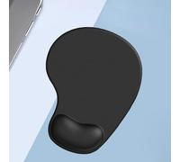 Tapis de souris ergonomique avec repose-poignet en gel, base antidérapante en polyuréthane, surface lisse et confortable pour soulager la douleur au poignet, tapis de souris durable pour ordinateur