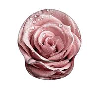Tapis de Souris Ergonomique avec Repose Poignet en Gel Silicone, Revêtement Ultra-Doux en Soie de Lait, Base en PU Antidérapante, Tapis Souris pour Ordinateur, PC, Laptop - Rose Z-O225
