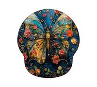 Tapis de Souris Ergonomique avec Support de Poignet en Gel et Base PU en Silicone, Durable Mouse Pad et Lavable, Tapis Souris Gaming pour Bureau, Fournitures Scolaires, PC - Couleur Z-O24