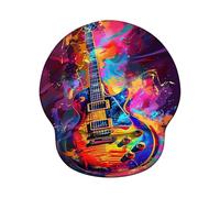 Tapis de Souris Ergonomique avec Support de Poignet en Gel et Base PU en Silicone, Durable Mouse Pad et Lavable, Tapis Souris Gaming pour Bureau, Fournitures Scolaires, PC - Couleur Z-O24