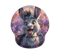 Tapis de Souris Ergonomique avec Support de Poignet en Gel et Base PU en Silicone, Durable Mouse Pad et Lavable, Tapis Souris Gaming pour Bureau, Fournitures Scolaires, PC - Animal Z-O66