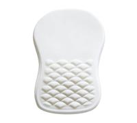 Tapis de souris ergonomique en mousse à mémoire de forme, repose-poignet antidérapant, tapis de contrôle lisse, design durable et anti-effilochage, confortable pour soulager la pression de la main