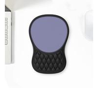 Tapis de Souris, Ergonomique Gamer avec Repose Poignet en Gel, Portable, Parfait pour Ordinateur, Bureau, Travail(Deep Purple,4pcs)