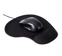 Tapis de Souris Ergonomique, Gaming Mouse Pad avec Repose-Poignet en Gel, Tapis de Souris Gamer Base Anti-Dérapant pour Ordinateur Souris Gaming Filaire ou sans Fil, Noir