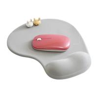Tapis de souris ergonomique Kawaii en Silicone pour bureau, avec Support de poignet en Gel, pour jeu et écriture, 1 pièce