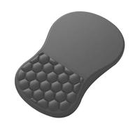 Tapis de Souris Ergonomique,Mousse à Mémoire Ergonomique Antidérapante,Tapis De Souris Pour Bureau Et PC Avec Base En PU - Pour Adolescents Adultes Portable