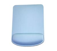 Tapis de souris ergonomique pour le jeu et le bureau, doté d'une base antidérapante en PU, d'un coussin en mousse à mémoire de forme et de bords