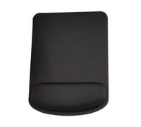 Tapis de souris ergonomique pour le jeu et le bureau, doté d'une base antidérapante en PU, d'un coussin en mousse à mémoire de forme et de bords