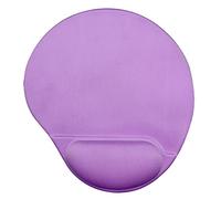 Tapis de souris ergonomique, tapis de souris de jeu avec repose-poignet, tapis de souris lisse et durable avec base antidérapante en polyuréthane avec coussinet de poignet en gel pour le bureau/la maison/le jeu (violet, 21,6 x 24,9 x 1,8 cm)