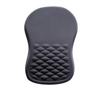 Tapis de souris ergonomique | Tapis de souris en mousse à mémoire de forme avec repose-poignet antidérapant pour bureau, maison, jeu, lisse, noir, blanc, support durable, anti-fatigue
