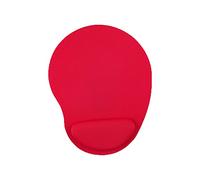 Tapis de Souris Ergonomique - Tapis de Souris Gamer avec Repose Poignet en Gel, Confort avec Repose-Poignet Gaming Mouse Pad pour Ordinateur et Ordinateur Portable (Rouge)