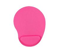 Tapis de Souris Ergonomique - Tapis de Souris Gamer avec Repose Poignet en Gel, Confort avec Repose-Poignet Gaming Mouse Pad pour Ordinateur et Ordinateur Portable (Rose)