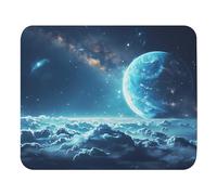 Tapis De Souris Espace Infini Mouse Pad Lavable Mousepad De Bureau Durable Accessoire Bureau pour Gaming Travail Clavier 25X30Cm