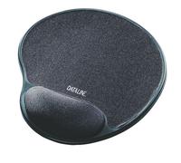 Tapis de souris Esselte Gel-Rest 67563 22,5x1,9x25cm rempli de gel noir