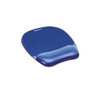 Fellowes gel crystal - tapis de souris avec repose-poignets