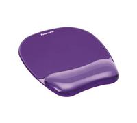 Tapis de souris et repose-poignet Fellowes Crystal Gel, support antidérapant, ré
