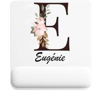 Tapis de Souris Eugénie | Tapis Ergonomique 22 × 18 cm Repose-Poignet en Mousse | Bureau Télétravail Études | Cadeau Homme Femme Anniversaire Noël