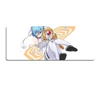 Tapis De Souris Evangelion 800X300Mm, Tapis De Souris Speed Gaming, Tapis De Souris Grand Format XXL avec Base De 2Mm D'Épaisseur, pour Ordinateurs Portables, Pc, K