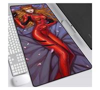 Tapis De Souris Evangelion Anime 800 X 300 Mm, Surface De Texture Lisse Mousepad, Couche Imperméable Parfaite, Base De 3 Mm D'Épaisseur, La Meilleure Expérience De Précision Et De Vitesse, G