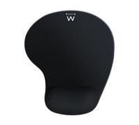 Tapis de souris - EWENT - Ewent avec support de poignet en gel - Noir - Ergonomique - Gel