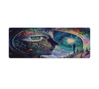 Tapis de Souris Extensible Awakening Third Eye 30x80cm Tapis de Souris pour Ordinateur Portable Fournitures de Bureau Mignonnes Accessoires de décoration de Bureau