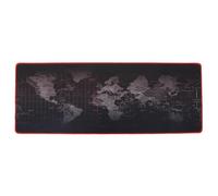 Tapis de souris Extra Large carte du monde, en caoutchouc naturel, pour ordinateur de bureau et de jeu