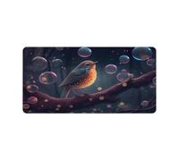 Tapis de Souris Extra Large Motif Animal Moineau 30x60cm pour Ordinateur de Jeu Ordinateur Portable Maison Bureau Voyage