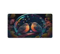Tapis de Souris Extra Large Motif Animal Moineau 40x75cm pour Ordinateur de Jeu Ordinateur Portable Maison Bureau Voyage