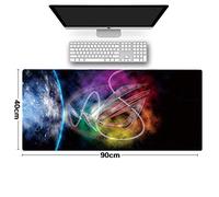 Tapis de Souris Eye of Prodigal 900x400mm Tapis de Souris XXL Multifonction Gaming Mousepad XXL Grand sous Main, Anime Souris 3mm Bureau Anti-Glissant Surface Texturée pour Ordinateur, I