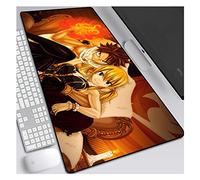 Tapis De Souris Fairy Tail Anime 800 X 300 Mm, Surface À Texture Lisse Mousepad, Surface Spéciale Résistante À L'Usure, Base De 3 Mm D'Épaisseur, La Meilleure Expérience De Précision Et De Vitesse, T
