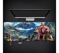 Tapis De Souris Far Cry 900X400Mm, Tapis De Souris Speed Gaming, Tapis De Souris Grand Format XXL avec Base De 3Mm D'Épaisseur, pour Ordinateurs Portables, Pc