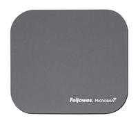 Tapis de souris Fellowes Microban en néoprène argenté