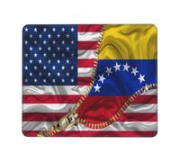 Tapis De Souris Fermeture Éclair Amusante Drapeau Vénézuélien du Venezuela Mouse Pad Portable Mousepad Glissement Facile sous-Main pour Jeu Ordinateur Portable Gaming S