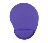 Tapis de souris filaire vertical en mousse à mémoire de forme ergonomique antidérapant pour la maison et le bureau Violet