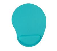 Tapis de souris filaire vertical en mousse à mémoire de forme ergonomique avec support de poignet antidérapant pour la maison, le bureau, bleu lac