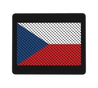 Tapis De Souris Flag of Czech Mouse Pad Anti-Dérapant Mousepad Comfortable sous-Main pour Claviers Travail Voyage 25X30CM
