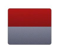 Tapis De Souris Flag of Indonesia Knitting Effect Mousepad Parfait Mouse Pad Anti-Dérapant sous-Main pour Travail Voyage Table 25X30CM