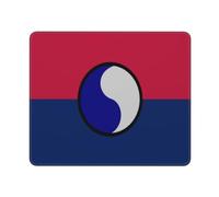 Tapis De Souris Flag of The United States Army 29Th Infantry Division Print Tapis De Bureau Doux Mouse Pad Parfait sous-Main pour Claviers Travail Voyage 25X30CM