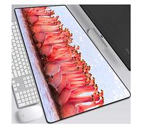 Tapis De Souris Flamingo 900X400Mm, Literie Étendue XXL, Grand Tapis De Souris Professionnel avec Base De 3Mm D'Épaisseur, pour Ordinateurs Portables, Pc, A