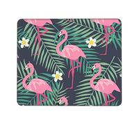 Tapis De Souris Flamingos Mousepad Doux Tapis De Bureau Parfait sous-Main pour Travail Voyage Claviers 25X30CM