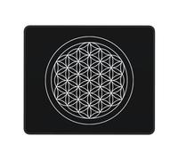 Tapis De Souris Fleur De Vie Géométrie Sacrée Lavable Tapis De Souris De Jeu Antidérapante Mousepad De Bureau pour Clavier Travail Ordinateur 10X12In