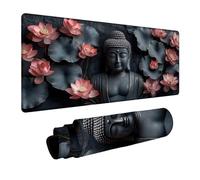 Tapis de Souris Fleur Tapis de Souris XXL 1400x600x3mm Étanche Mouse Pad avec Antidérapant Base en Caoutchouc pour Ordinateur Portable Clavier Gamer PC Cadeau Decoration Automne Bureau Zen DBYH-1186