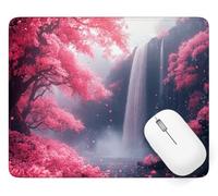 Tapis de Souris Fleurs de Cerisier Tapis de Souris Gamer 200 x 150, A-3247 | Automne Mouse Pad Petit, avec Imperméable et Antidérapante Mousepad, pour PC Gamer Bureau Decor, Cadeaux pour Hommes A-3247