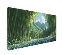 Tapis de Souris Forêt XXL 900x300 mm Tapis de Souris Gaming Antidérapant Desk Mat avec Bord Verrouillable, Imperméable Grand Mouse Pad Convient pour Bureau, Maison et Salle de Jeux (Montagne) 2S-533