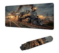 Tapis de Souris Former Tapis Souris XXL 1200 x 600 mm, Sous-Main Bureau avec Bords Cousus, Paysage Mouse Pad avec Caoutchouc Etanche et Antidérapant, pour Le Bureau Et La Maison, Cadeaux Hommes H-8620