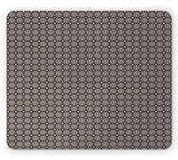 Tapis De Souris Formes Ornementales Modernes Répétitives Géométriques dans des Tons Neutres Tapis De Souris Carré Résistant À Usure Tapis Souris, pour Ordinateur, Maison, 25x30cm