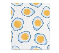 Tapis De Souris Fried Eggs Tapis Souris Résistant Aux Eclaboussures Mouse Pad Glissement Facile sous-Main pour Ordinateur Portable Bureau Travail L